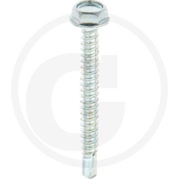 VPE500 zelfb. schroeven 4,8x45 DIN 7504 gegalvaniseerd staal zeskantkop flens