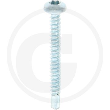 VPE500 zelfb. schroeven 4,8x45 DIN 7504 gegalvaniseerd staal T25