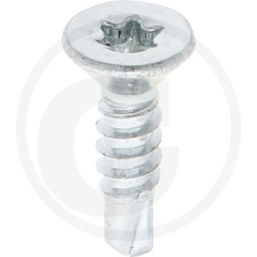 VPE1000 zelfb. schroeven 4,8x19 DIN 7504 verzonken kop staal gegalvaniseerd T25