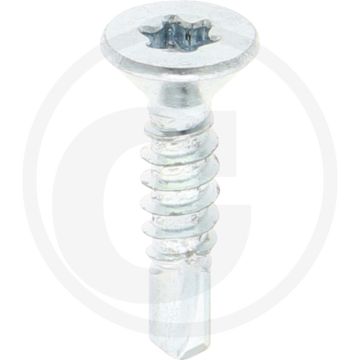 VPE1000 zelfb. schroeven 4,8x22 DIN 7504 verzonken kop staal gegalvaniseerd T25