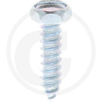 VPE250 zeskantbouten M4x19 DIN 7976 gegalvaniseerd staal 4.8 buitenzeskant