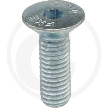 Verzonken bout M5 x 16 DIN 7991 Verzinkt Staal Binnenzeskant 800 N/mm²