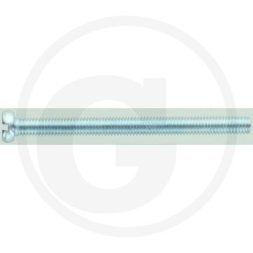 Cilinderkopschroeven DIN 84 M5 x 60 staal 4.8 verzinkt metrische schroefdraad RH