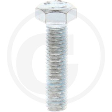 VPE100 zeskantbouten M5x20 DIN 933 Verzinkt staal 8.8 metrische draad