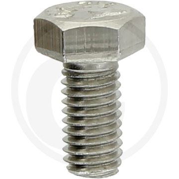 Zeskantbout M5 x 10 DIN 933 Roestvrijstaal (V2A) Volledige draad
