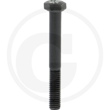 Zeskantbout M5x40 DIN 931 Staal 10.9 Zwart