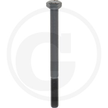 Zeskantbout M5x60 DIN 931 Staal 10.9 Onbehandeld Zwart