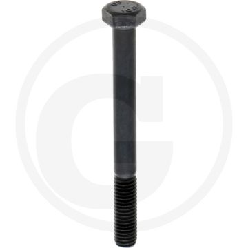 Zeskantbout M5x50 DIN 931 Staal 10.9 Onbehandeld Zwart