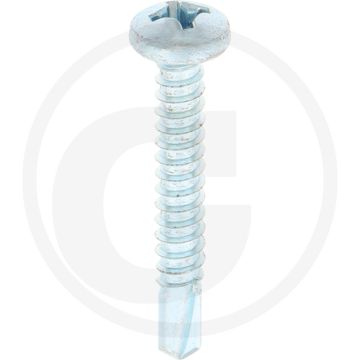 VPE500 zelfb. schroeven 5,5x38 DIN 7504 gegalvaniseerd staal T25 bolle kop