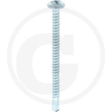 VPE250 zelfb. schroeven 5,5x70 DIN 7504 gegalv. staal T25 bolle kop