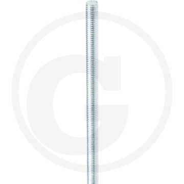 Draadeind M6 x 1000 DIN 976 Verzinkt Staal Gegalvaniseerd Metrische Schroefdraad