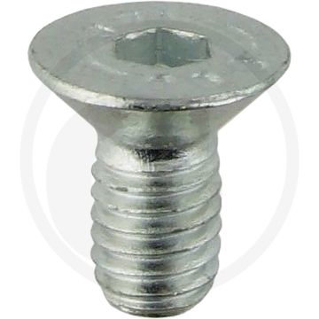 Verzonken bout M6 x 12 DIN 7991 Verzinkt Staal Binnenzeskant 800 N/mm²