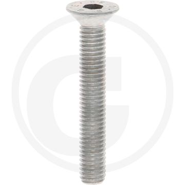 Verzonken bouten DIN 7991 M6 x 40 staal 8.8 gegalvaniseerd binnenzeskant