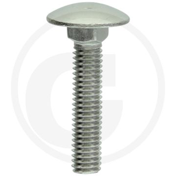 Slotbout M6 x 30, DIN 603, Roestvrijstaal V2A, Kwaliteitsklasse 7