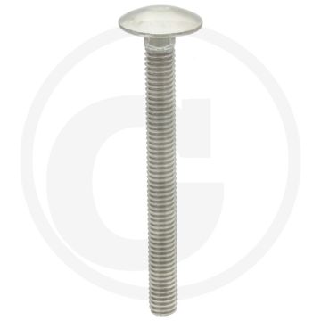 Slotbout M6 x 60, DIN 603, Roestvrijstaal (V2A), Kwaliteitsklasse 7