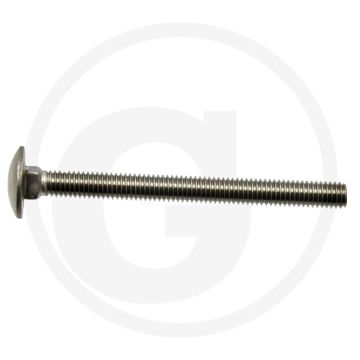 Slotbout M6 x 70, DIN 603, Roestvrijstaal (V2A), Kwaliteitsklasse 7