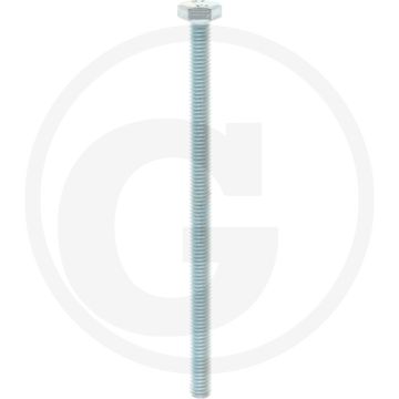 VPE100 zeskantbouten M6x100 DIN 933 Verzinkt staal 8.8 metrische draad