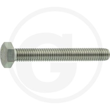Zeskantbout M6x45 DIN 933 Roestvrijstaal V2A Kwaliteitsklasse 7