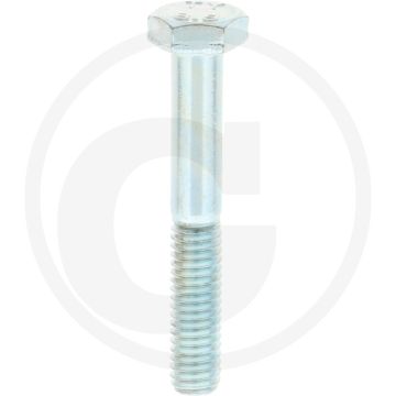 VPE100 zeskantbouten M6x40 DIN 931 Verzinkt staal 8.8 metrische schroefdraad