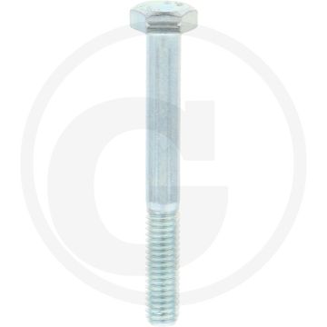 VPE100 zeskantbouten M6x50 DIN 931 verzinkt staal 8.8 metrische draad