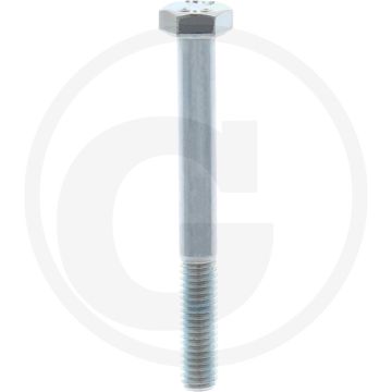 VPE100 zeskantbouten M6x55 DIN 931 verzinkt staal 8.8 metrische schroefdraad