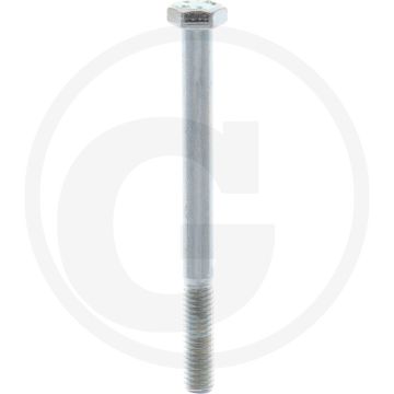 VPE100 zeskantbouten M6x70 DIN 931 staal 8.8 gegalvaniseerd