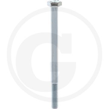 VPE100 zeskantbouten M6x80 DIN 931 verzinkt staal 8.8 met metrische draad