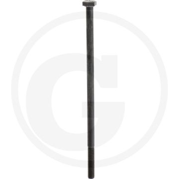 Zeskantbout M6x140 DIN 931 Staal 10.9 Zwart Onbehandeld
