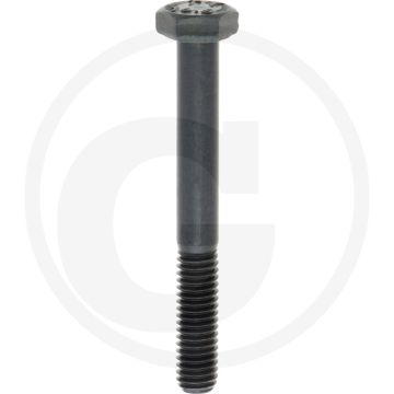 Zeskantbout M6x50 DIN 931 Staal 10.9 Zwart