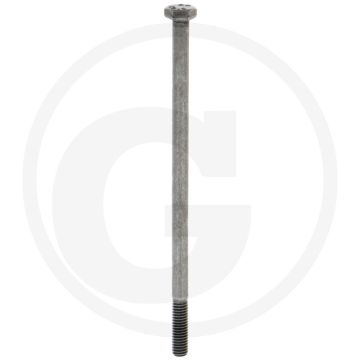 Zeskantbout M6x120 DIN 931 Staal 10.9 Zwart