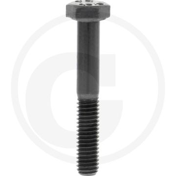 Zeskantbout M6x40 DIN 931 Staal 10.9 Zwart