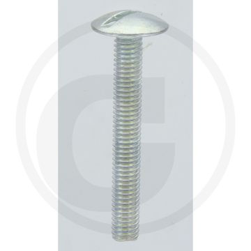 Boordwandschroef M6 x 45 DIN 88107 Staal Verzinkt Platte Ronde Kop