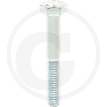 Zeskantbout M6x40 DIN 931 Verzinkt Staal 8.8 Metrische Schroefdraad