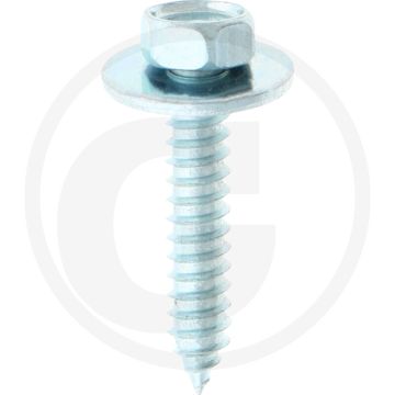 VPE50 plaatschroeven M6x32 DIN 6901 staal 4.6 gegalvaniseerd buitenzeskantkop