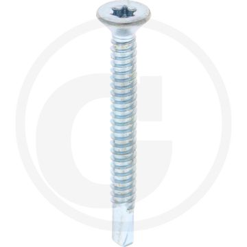 VPE250 zelfb. schroeven 6,3x60 DIN 7504 gegalv. staal T30 kruiskop