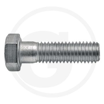 Zeskantbout DIN 931 Staal 8.8 UNC 5/16" x 57 mm Zwart