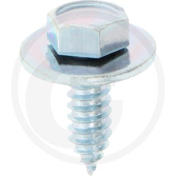 VPE50 plaatschroeven M8x25 DIN 6901 staal 4.6 buitenzeskant gegalvaniseerd