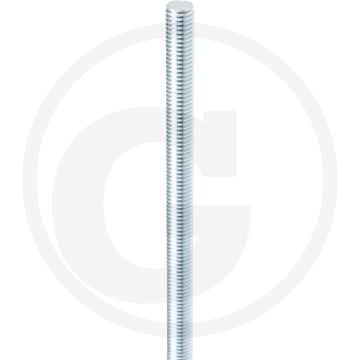Draadeind M8 x 1000 DIN 976 Verzinkt Staal Gegalvaniseerd