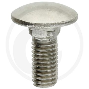 Slotbout M8 x 20, DIN 603, Roestvrijstaal V2A, Klasse 7, Metrische schroefdraad