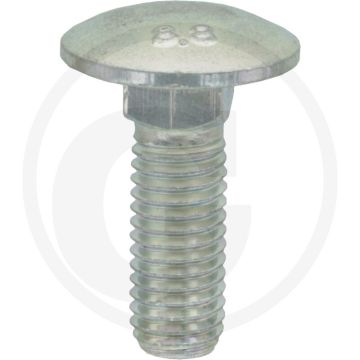 Slotbout M8 x 30, DIN 603, Roestvrijstaal (V2A), Kwaliteitsklasse 7