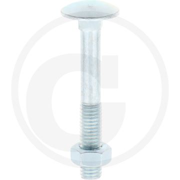 VPE50 slotbouten M8x60 DIN 603 staal 4.6 gegalvaniseerd