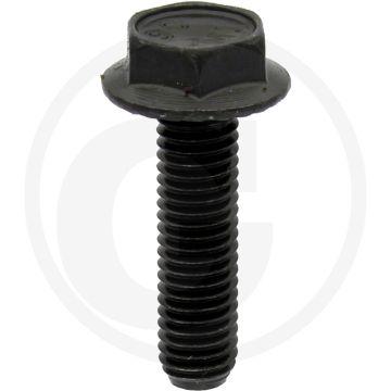 Zeskantbout DIN 88933 M8 x 12 staal 8.8 zwart buitenzeskant met flenskop