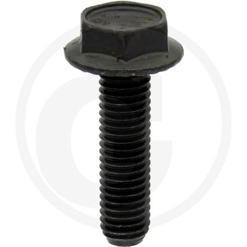 Zeskantbout DIN 88933 M8 x 30 staal 8.8 zwart buitenzeskant met flens