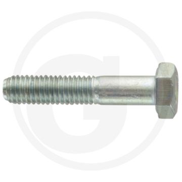 Zeskantbout M8x40 DIN 931 Verzinkt Staal 8.8 Metrische Schroefdraad