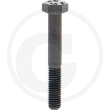 Zeskantbout M8x55 DIN 931 Staal 10.9 Zwart Onbehandeld