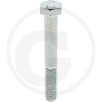 Zeskantbout M8x60 DIN 931 Verzinkt Staal 8.8 Metrische Schroefdraad