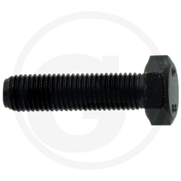 Zeskantbout DIN 961 M8 x 30 staal 8.8 zwart metrische schroefdraad