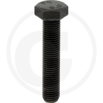 Zeskantbout DIN 961 M8 x 40 staal 8.8 zwart metrische schroefdraad