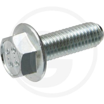 Zeskant flensbouten DIN 6921 M8 x 16 staal 8.8 verzinkt metrische schroefdraad