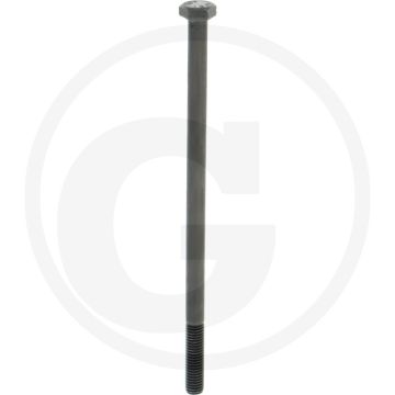 Zeskantbout M8x160 DIN 931 Staal 10.9 Onbehandeld Zwart